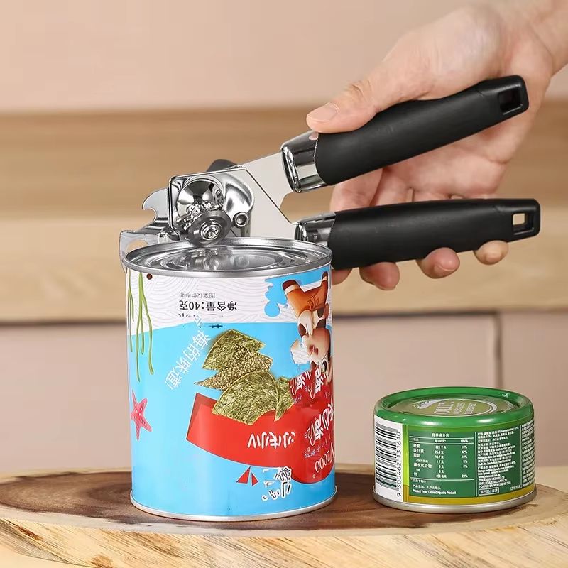 Stainless Steel Multifunction Can & Bottle Opener – Professional Kitchen Jar & Beer Handle Tool