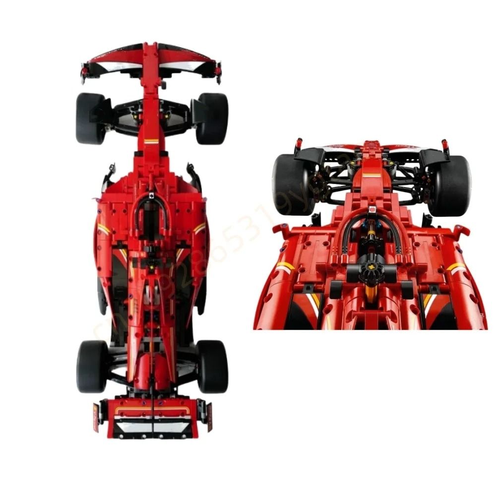 Racing Car Building Block Set 1361pcs Mechanical Assembly Model Toy