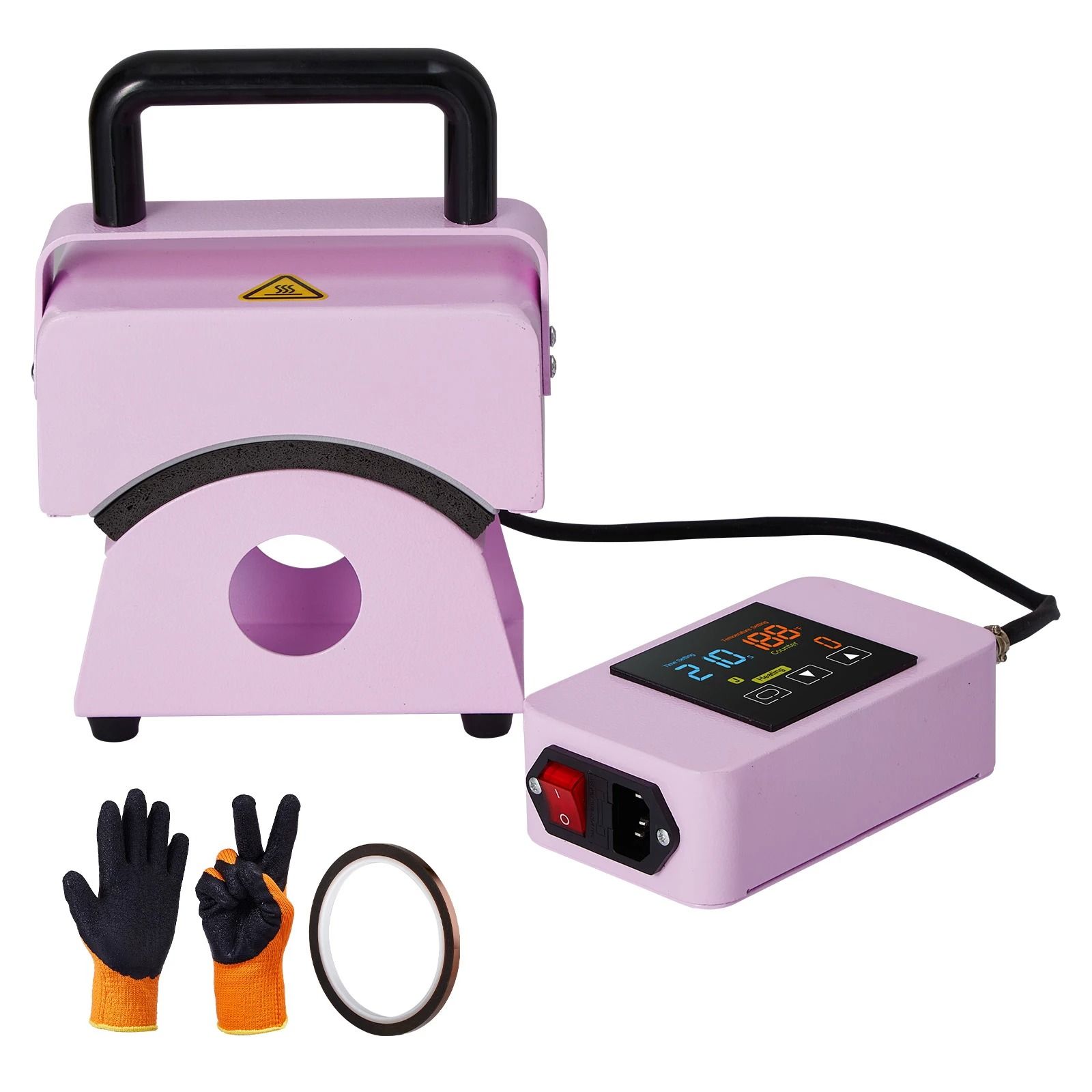Mini Hat Heat Press Machine for Caps with Safety Base