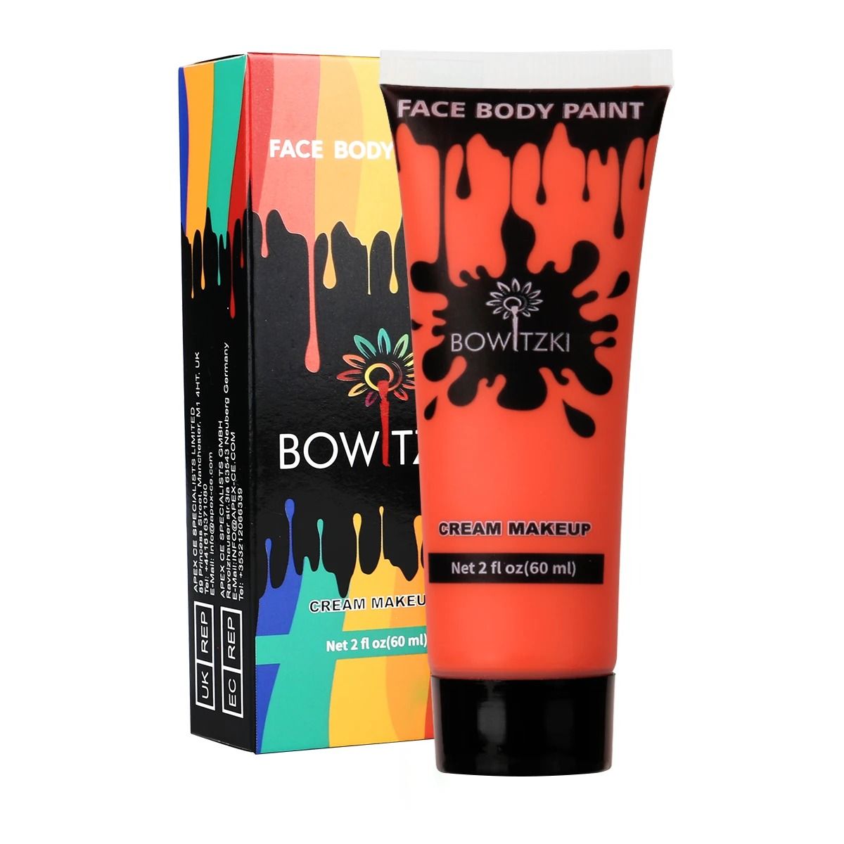Face & Body Cream Paint – 60ml High-Capacity Special Effects Makeup