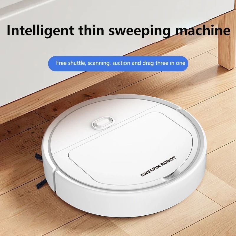 Smart Robot Vacuum Cleaner with 3 in 1 Cleaning Function for Effortless Home Maintenance