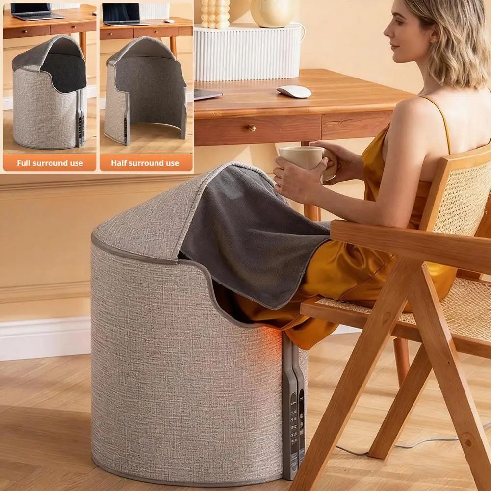 Electric Foot Warmer Under Desk with Adjustable Heat Settings