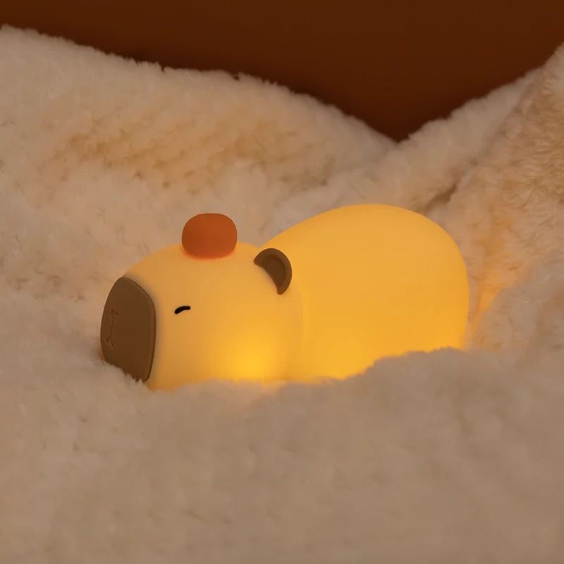 Capybara Cute Silicone LED Cartoon Night Light