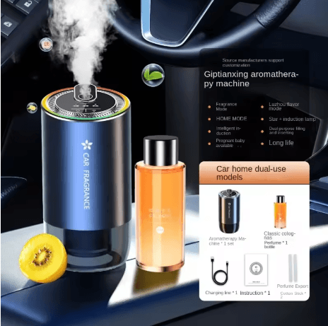Car Perfume Air Freshener USB Rechargeable Essential Oil Aromatherapy Diffuser
