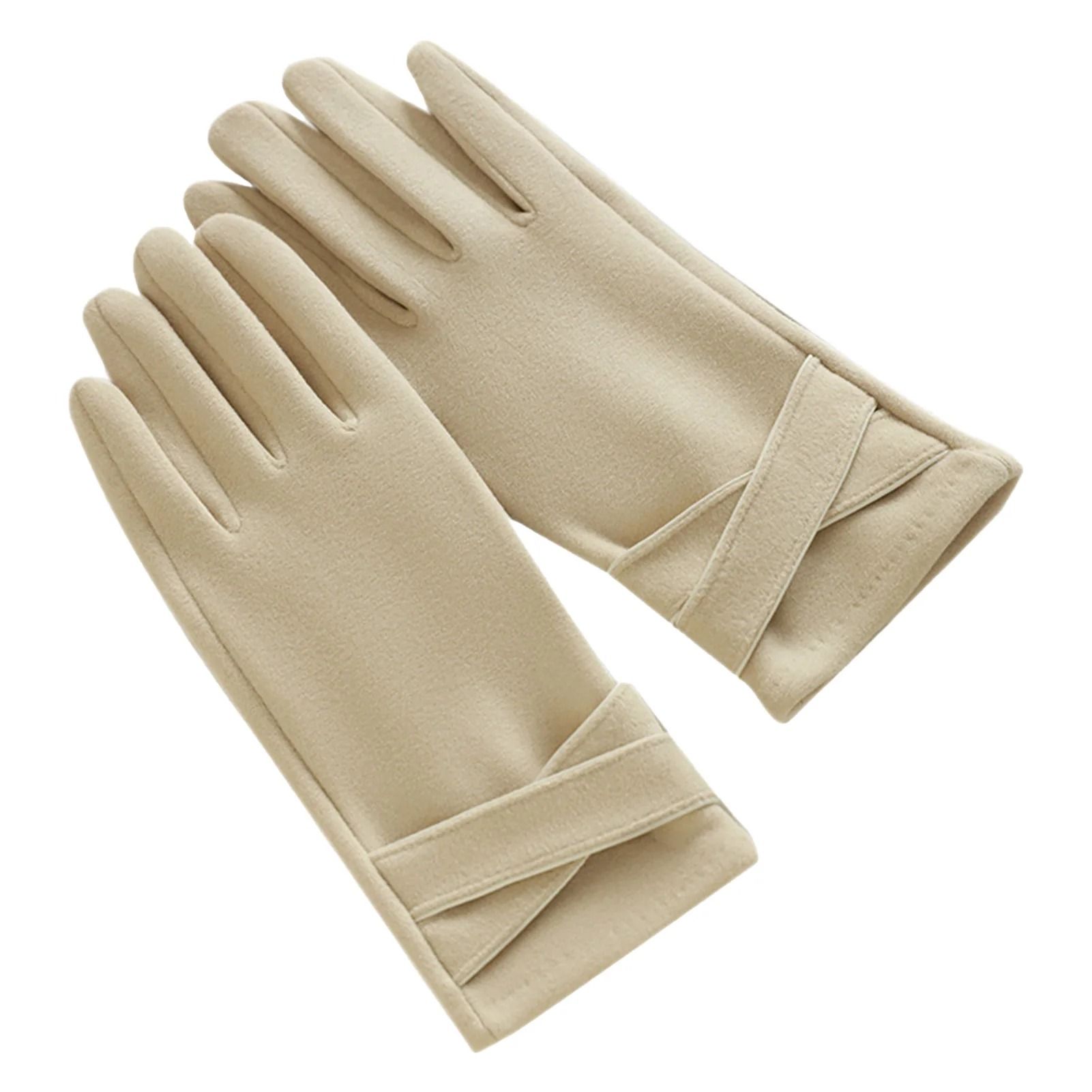 Warm Womens Touchscreen Gloves Fleece Lined Windproof Winter Riding Gloves