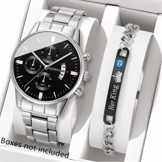 Stainless Steel Luxury Quartz Watch