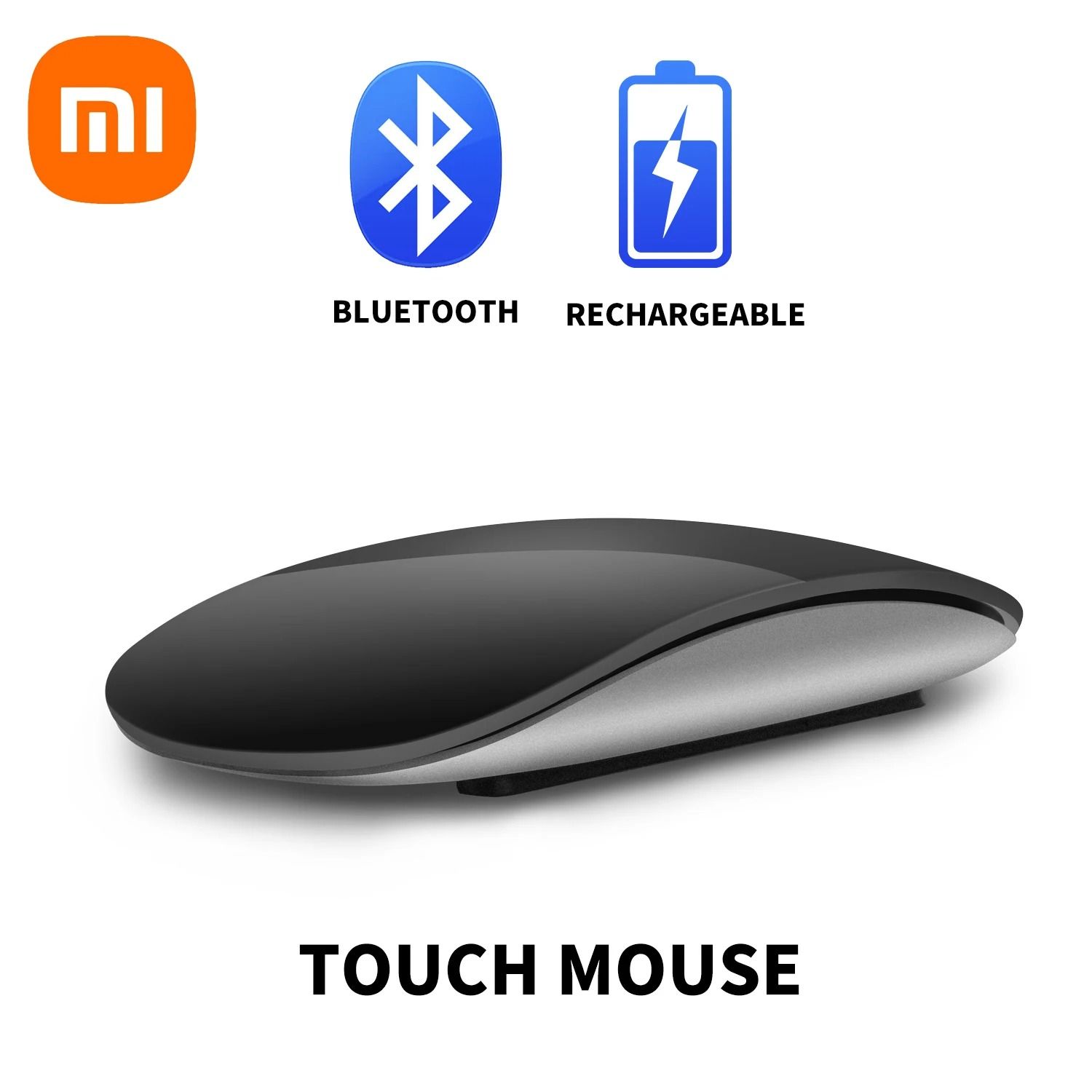 Wireless Bluetooth Magic Computer Mouse Dual Mode Silent Rechargeable Touch Slim Ergonomic Mouse