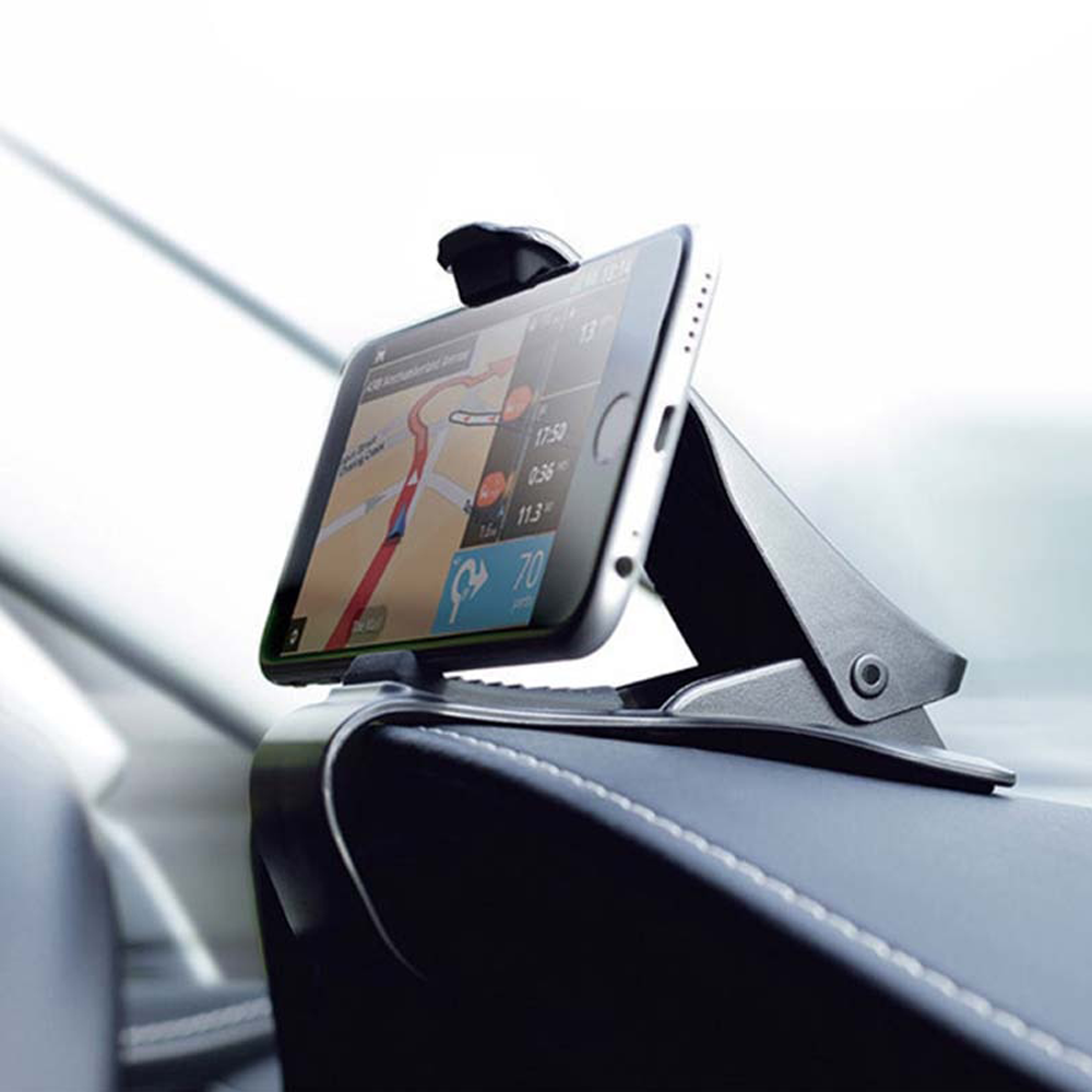 Universal Clip-On Dash Phone Holder – Secure Cell Phone Mount for Car Dashboard