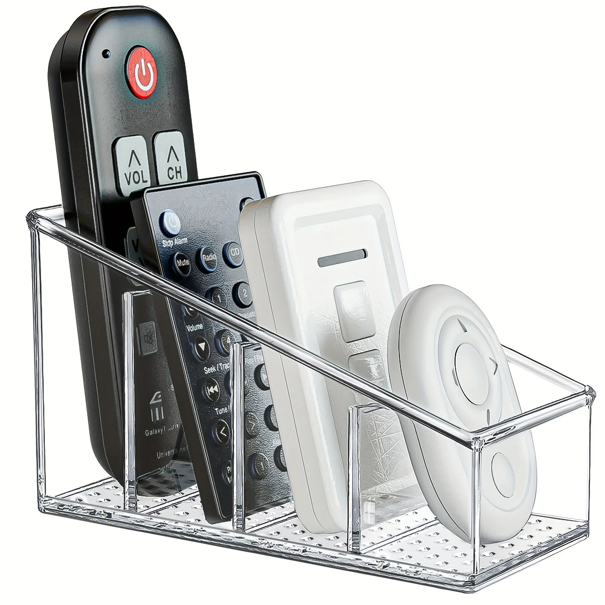 Clear Plastic Remote Control Organizer