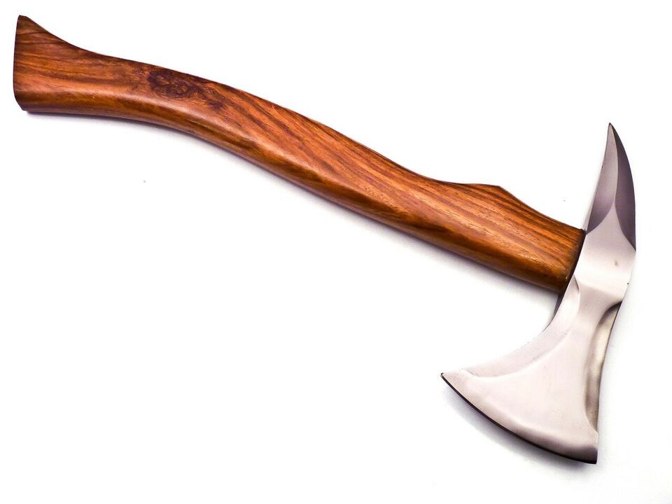 HANDMADE FULL TANG D2 TOOL STEEL TACTICAL HATCHET CAMPING AXE