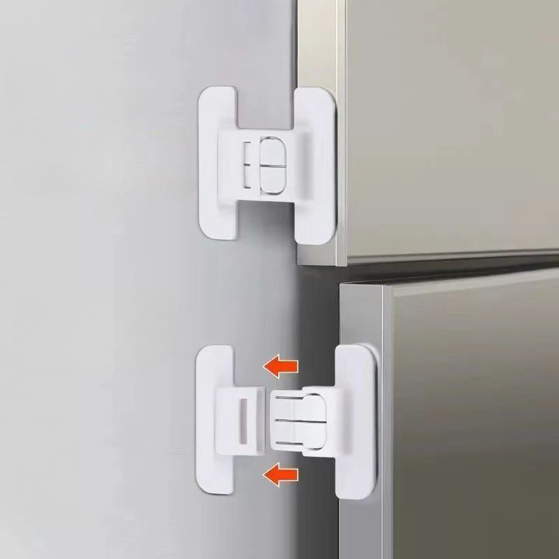 Baby Safety Refrigerator Lock, Cabinet Door Locker Buckle, Anti-Open Water Dispenser, Kids Home Security Protection