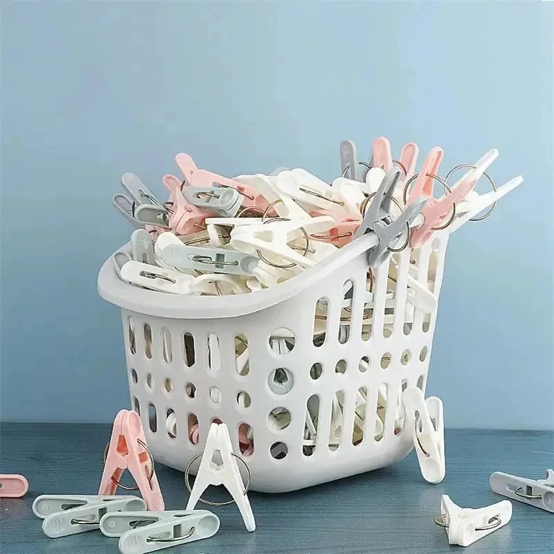 Windproof Clothespins for Air Drying Clothes, Socks, and Food Bag Sealing Clips