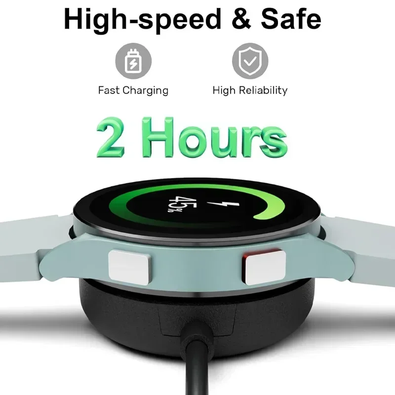 Portable USB Cable Fast Charging Dock Station, Magnetic Watch Wireless Charger, Samsung Galaxy Watch