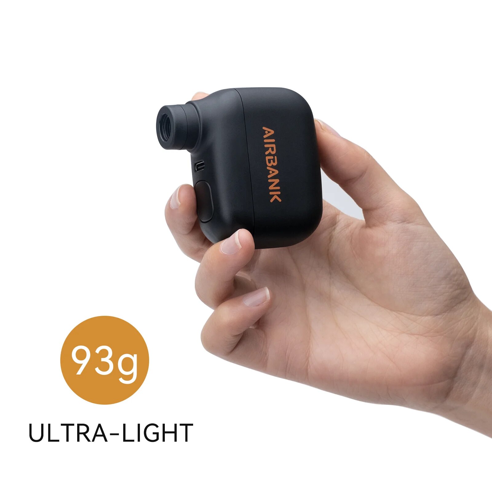 Rechargeable Mini Bicycle Pump, Type C Air Inflator, Portable Bike Accessories for Schrader and Presta Tires