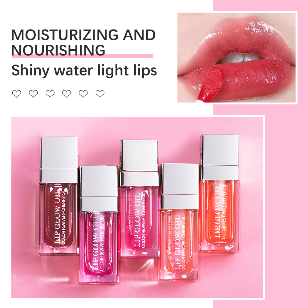 Crystal Jelly Moisturizing Lip Oil, Plumping Lip Gloss, Sexy Plump Lip Glow, Tinted Lip Plumper, Hydrating Shine