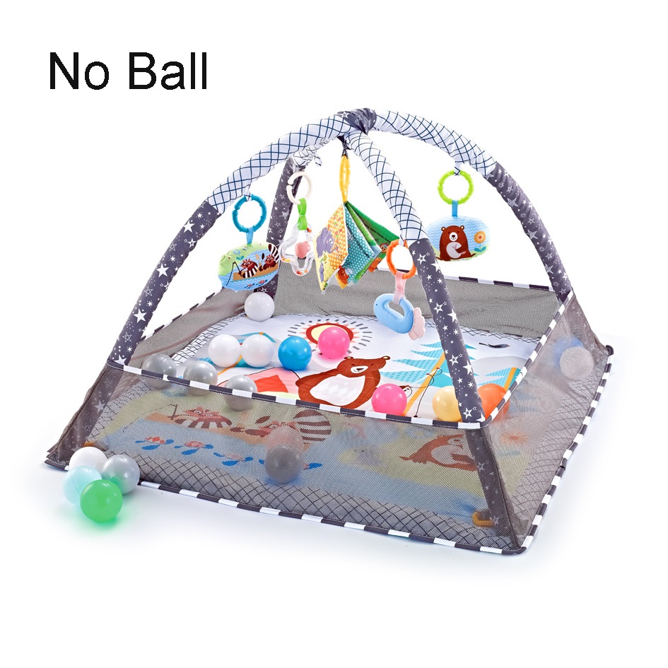 Baby Activity Gym Play Mat with Toys Soft Infant Crawling Mat Early Development Baby Play Gym
