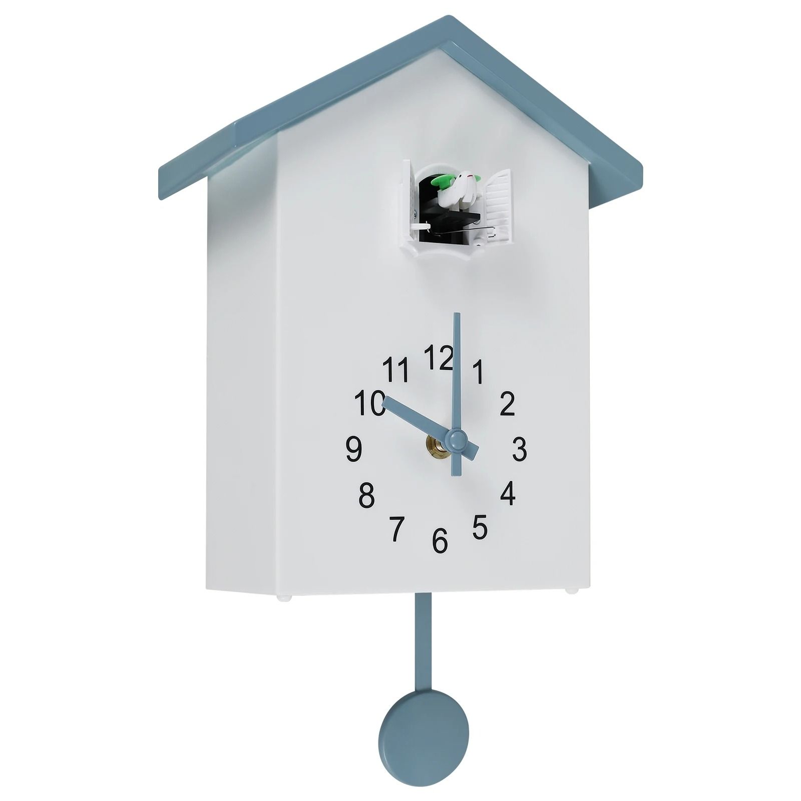 Creative Cuckoo Wall Clock with Bird Sound and Silent Movement