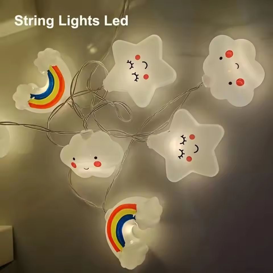 CozyStar Battery-Powered Star LED String Lights