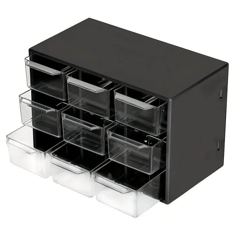 Dustproof Multi-Grid Desktop Drawer Organizer Box – Portable Jewelry & Cosmetics Storage Case