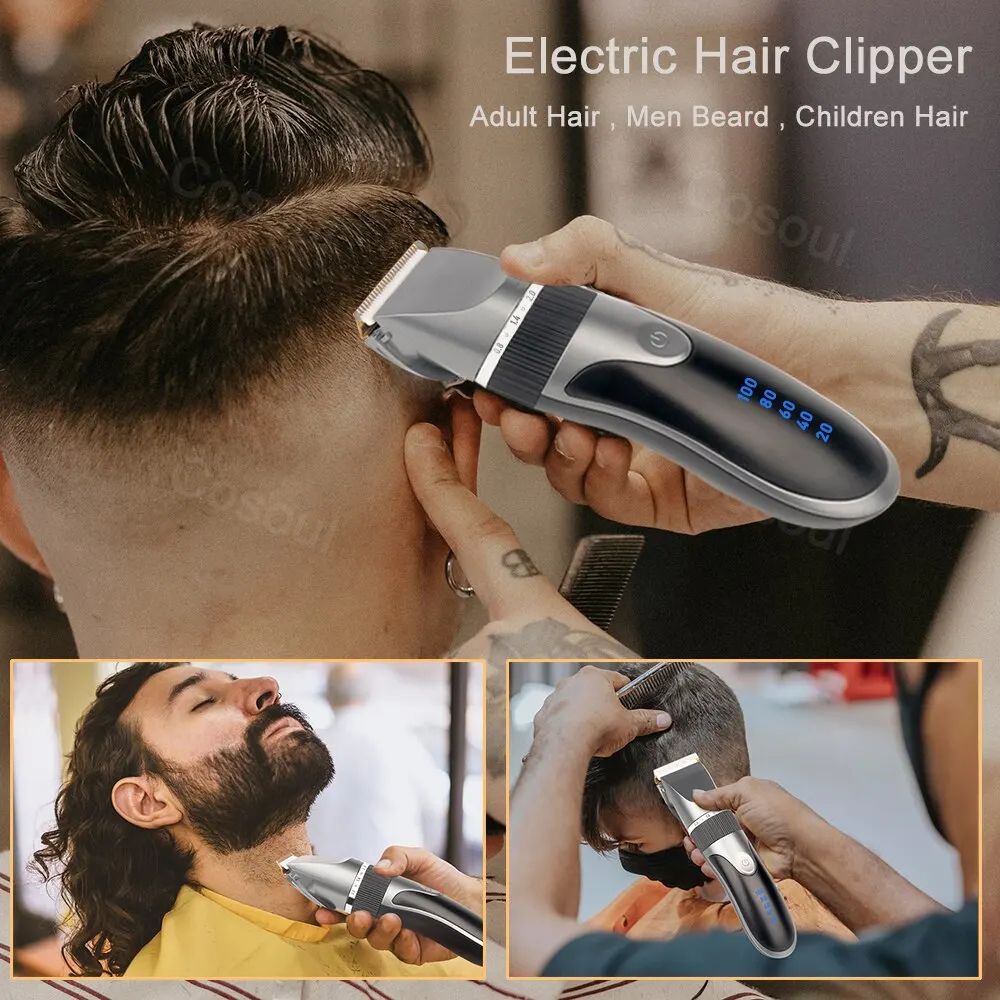 ProCut Elite Cordless Hair Clipper & Rechargeable Hair Trimmer - Professional Barber Hair Cutting Machine for Men, Kids