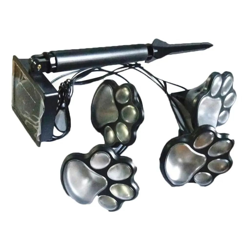 Solar Paw Print Landscape Lights | IP65 Waterproof LED Stone Imitation Garden & Yard Lamps