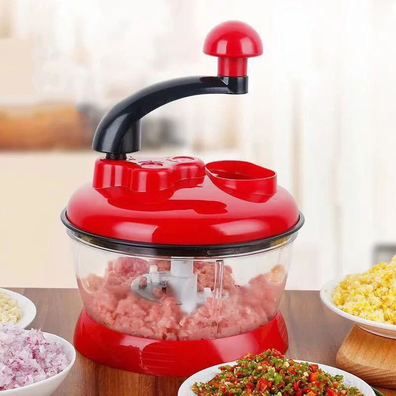 Manual Garlic Chopper Vegetable Cutter Multifunctional Food Processor Meat Grinder