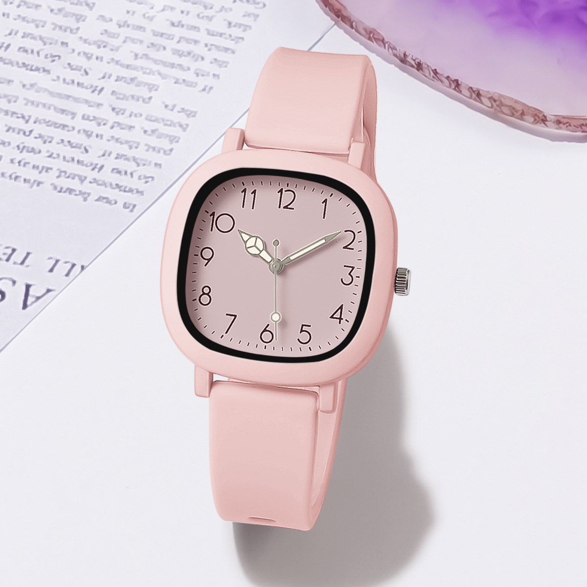 Fashion Brand Bear Quartz Silicone Watch for Women Casual Jelly Gift for Girls