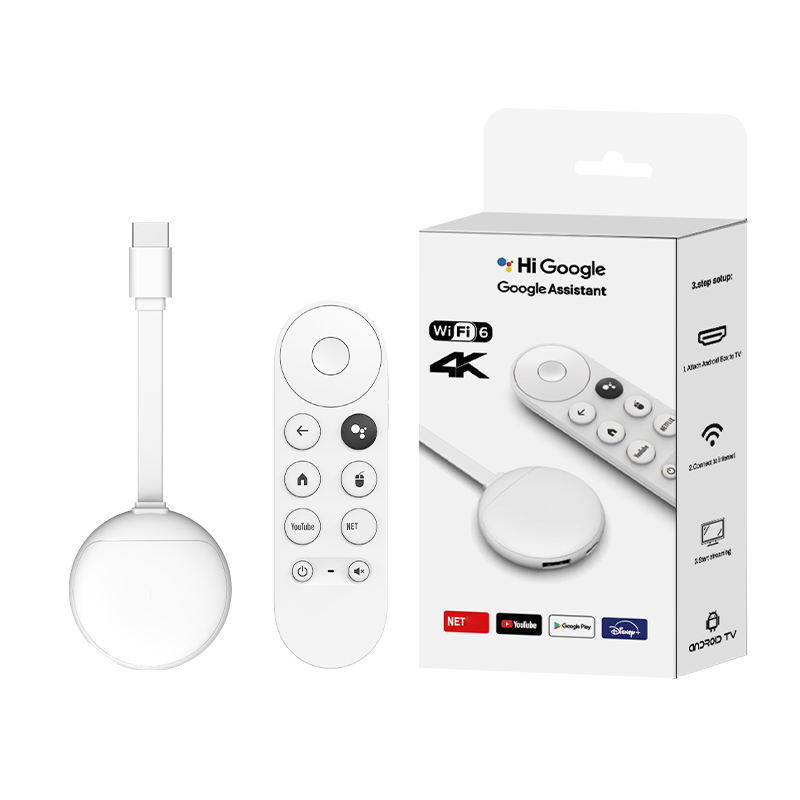 Smart TV Box TV Stick Android with HD, Wifi and Voice Remote Set