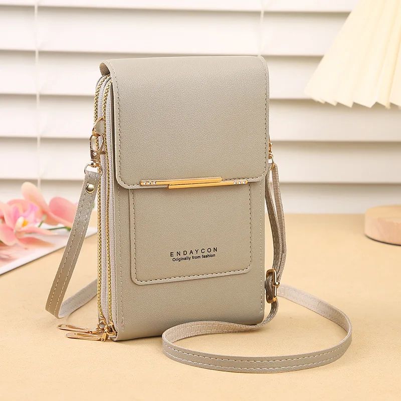Touch Screen Phone Crossbody Bag Womens Card Holder Shoulder Bag