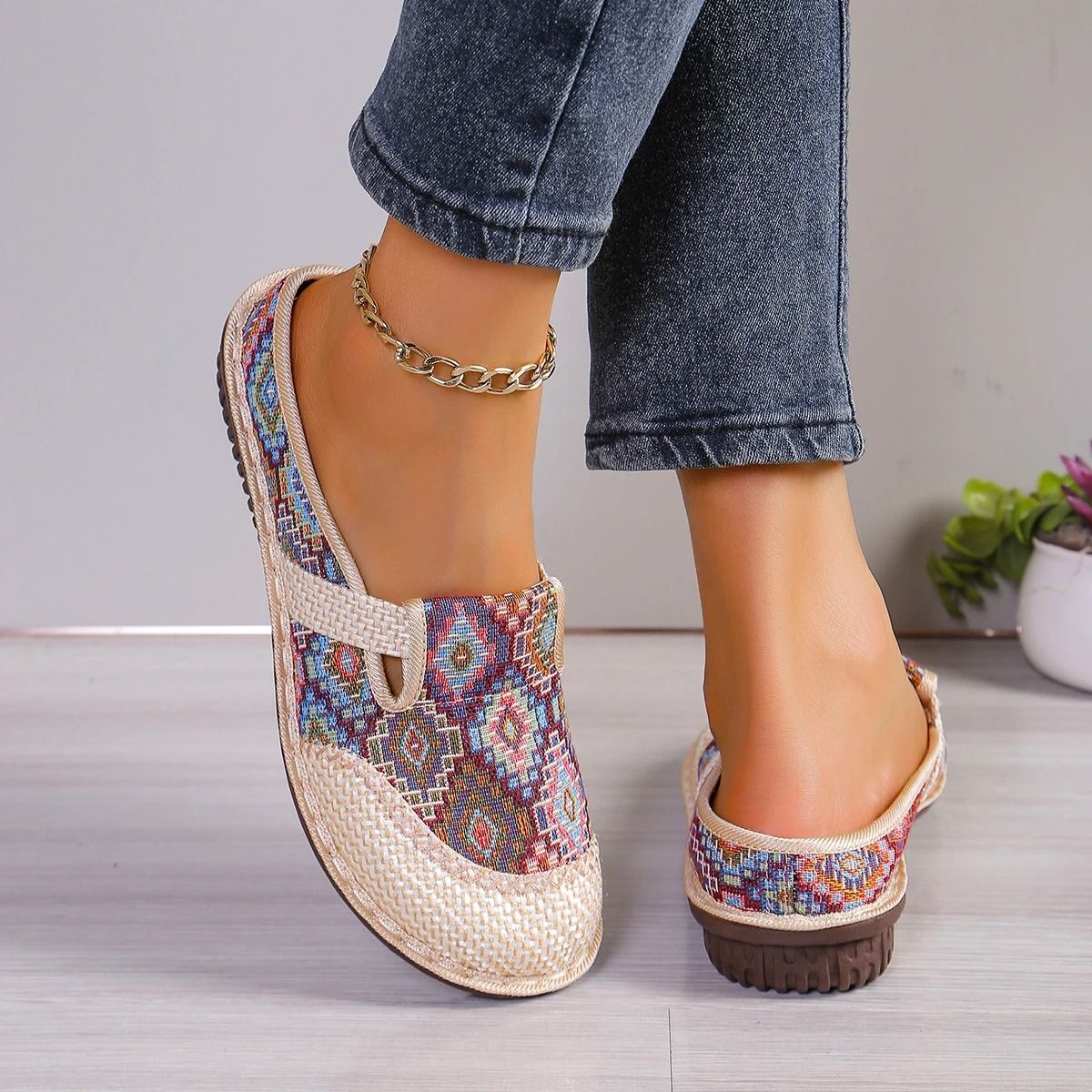 Women's Lightweight Summer Slip On Mules