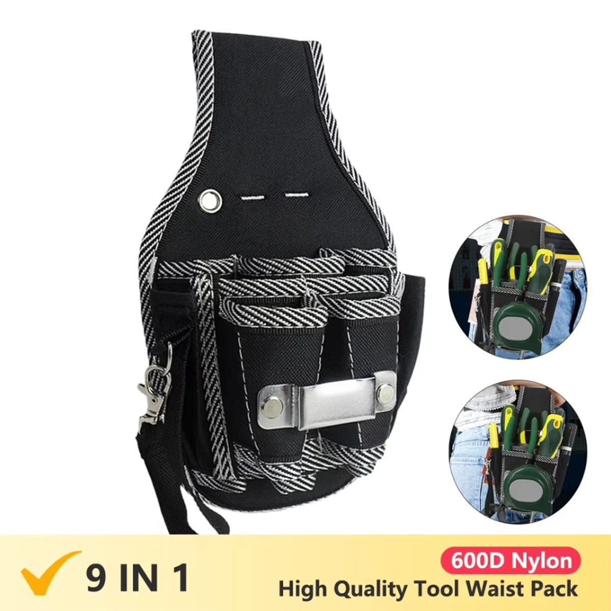 Electrician Waist Tool Holder Pouch