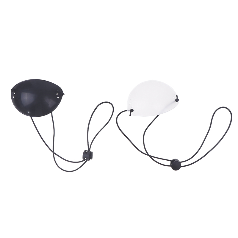 Children's Monocular Eye Patch, Translucent Black Eye Protect Correction, One Eye Strabismus Amblyopia Blindfold