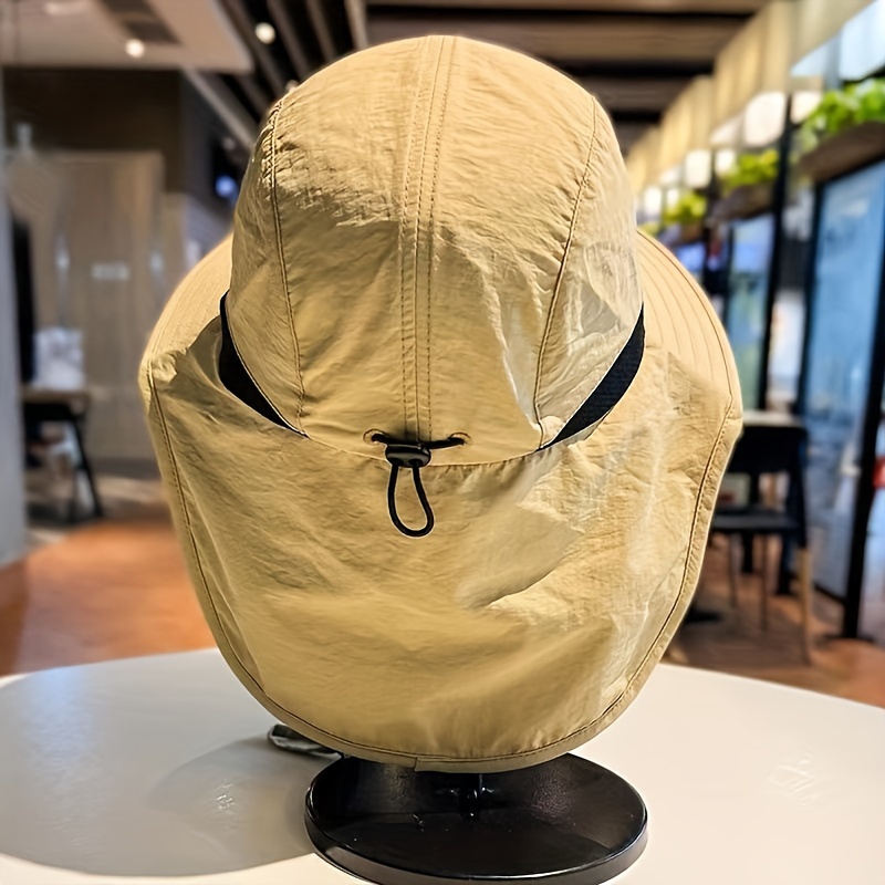 Durable Carbon Fibre Sun Hat, Outdoor Hiking Camping Golf Hat, Non Woven Black Design