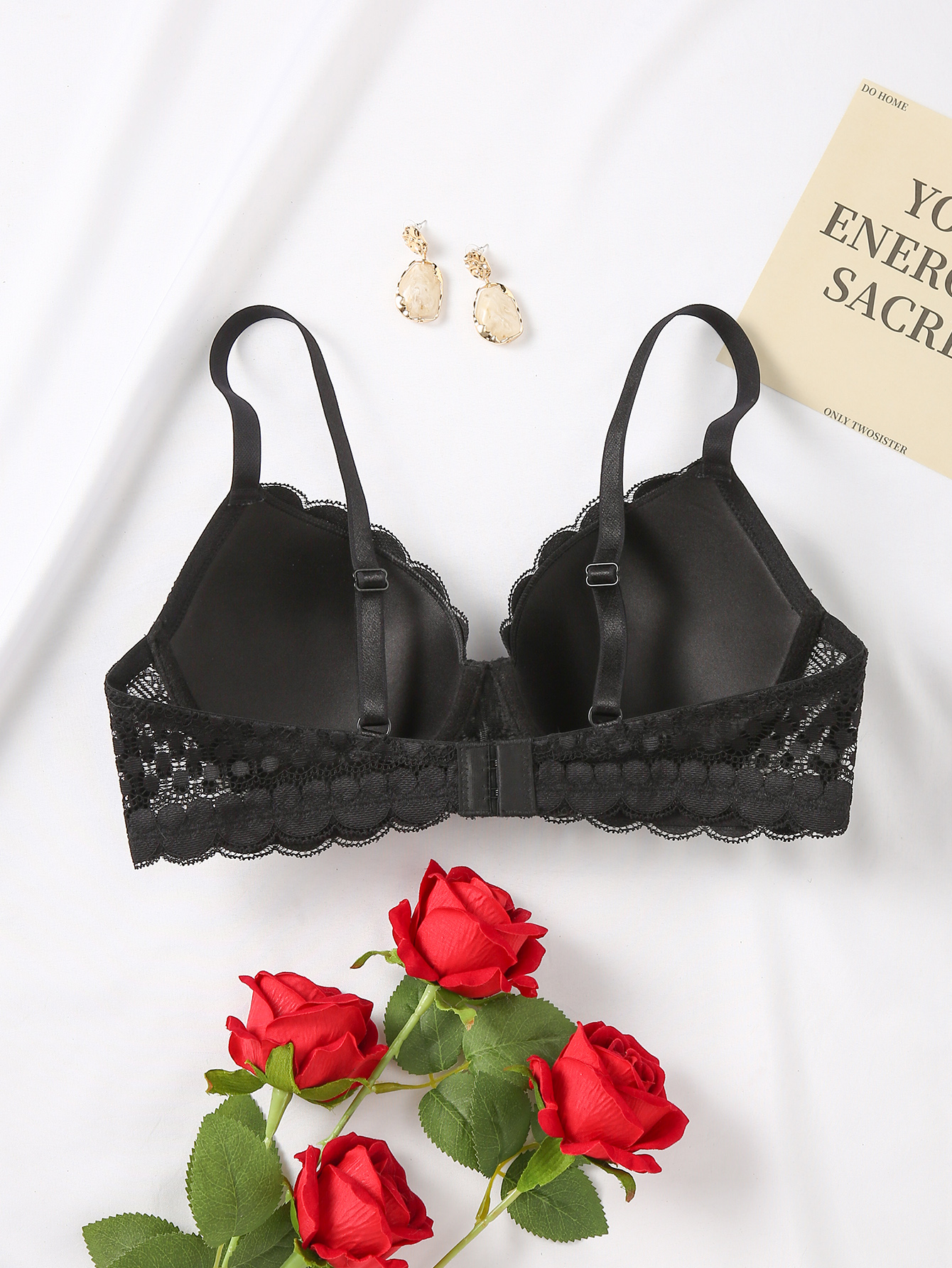 Sexy Lace Comfortable Underwire Push-Up Bra, Women's Breathable Lingerie, Colors to Choose From