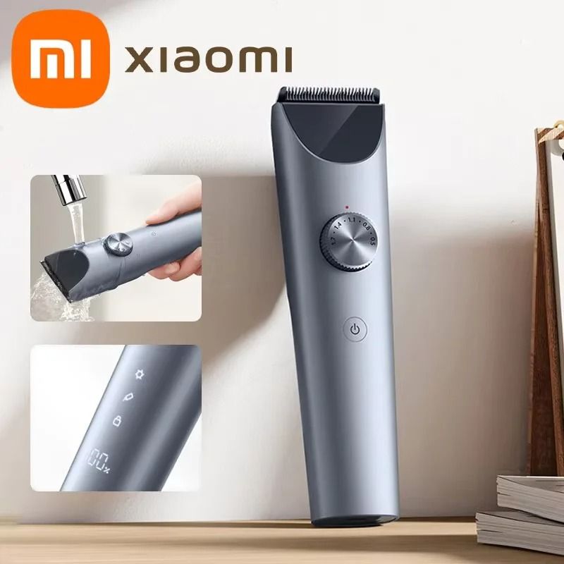 Rechargeable Wireless Hair Clipper with Adjustable Guard for Men and Sideburns Grooming
