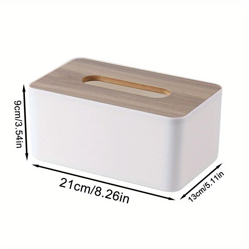 Multifunctional Plastic Storage Box for Paper & Desk Essentials - Minimal Paper Organizer Box for Home, Office & School