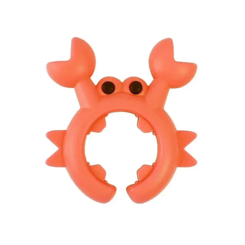 4/1PCS Silicone Spatula Rack, Small Crab Anti-Scalding Pot Clip, Universal Spoon Holder Clip, Overflow Shovel Rack