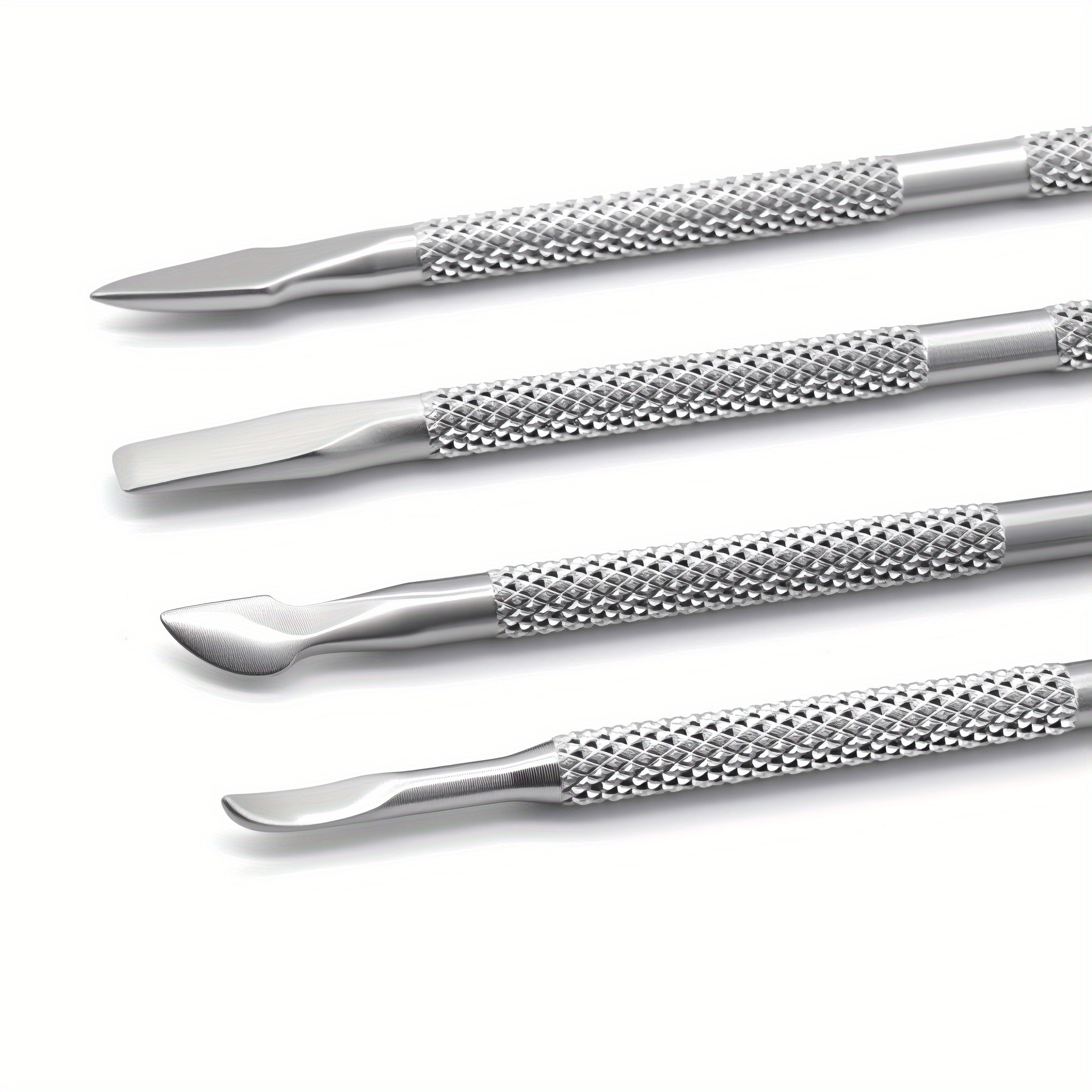 Stainless Steel Cuticle Remover and Cutter, Cuticle Pusher Nail Cleaner, Durable Manicure and Pedicure Tool