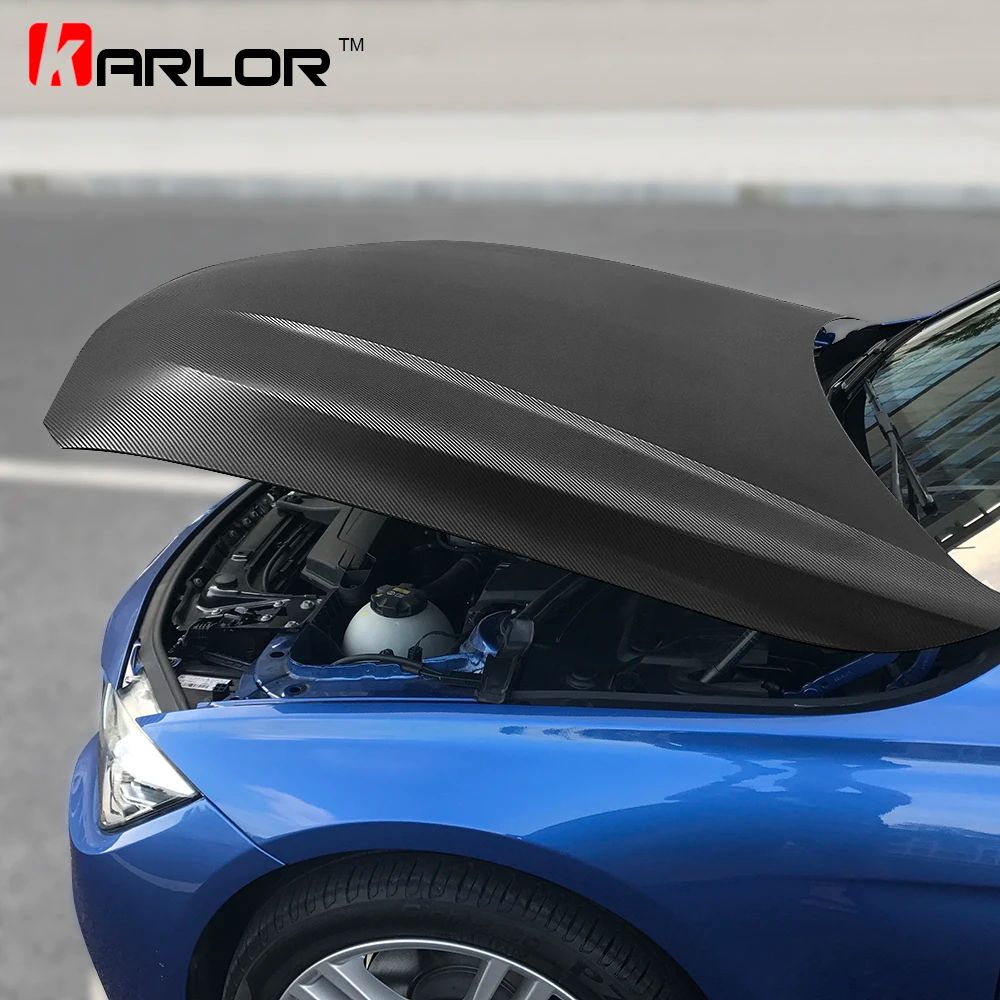 High-Gloss 4D Carbon Fiber Wrap Roll – DIY Car Vinyl Wrap for Hood, Roof & Trim (60 x 79 Inches)