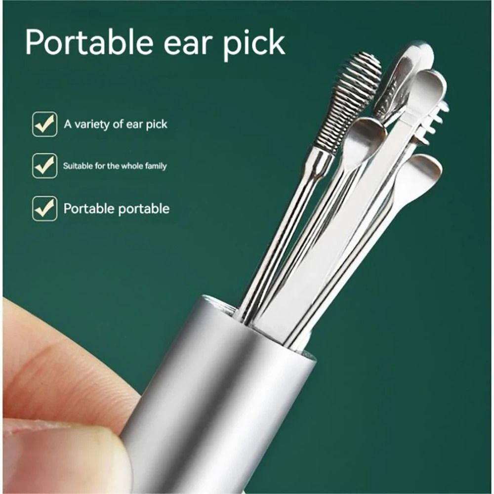 6-Piece Precision Ear Care Set | Advanced Stainless Steel Earwax Removal Kit