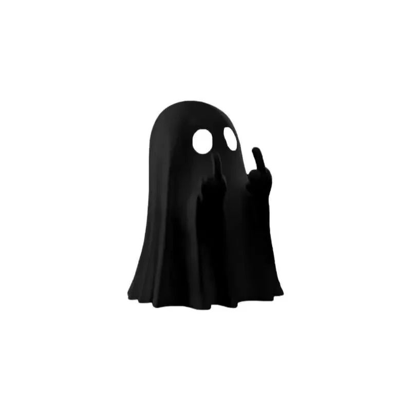 Funny Halloween Ghost Figurine Cute Spooky Tabletop Ghost Decor Statue