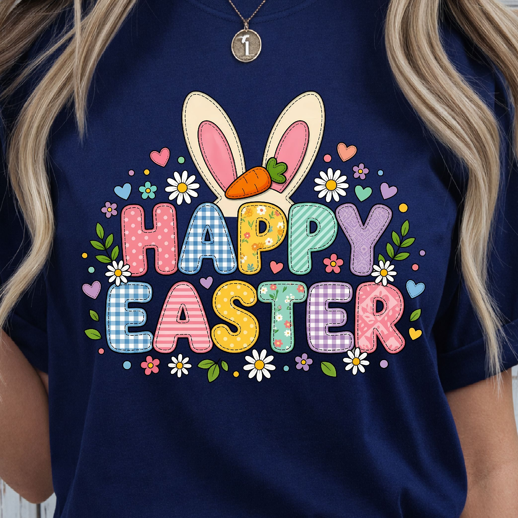 Happy Easter T-Shirt Cute Easter Shirt for Kids & Adults Spring Holiday Graphic Tee