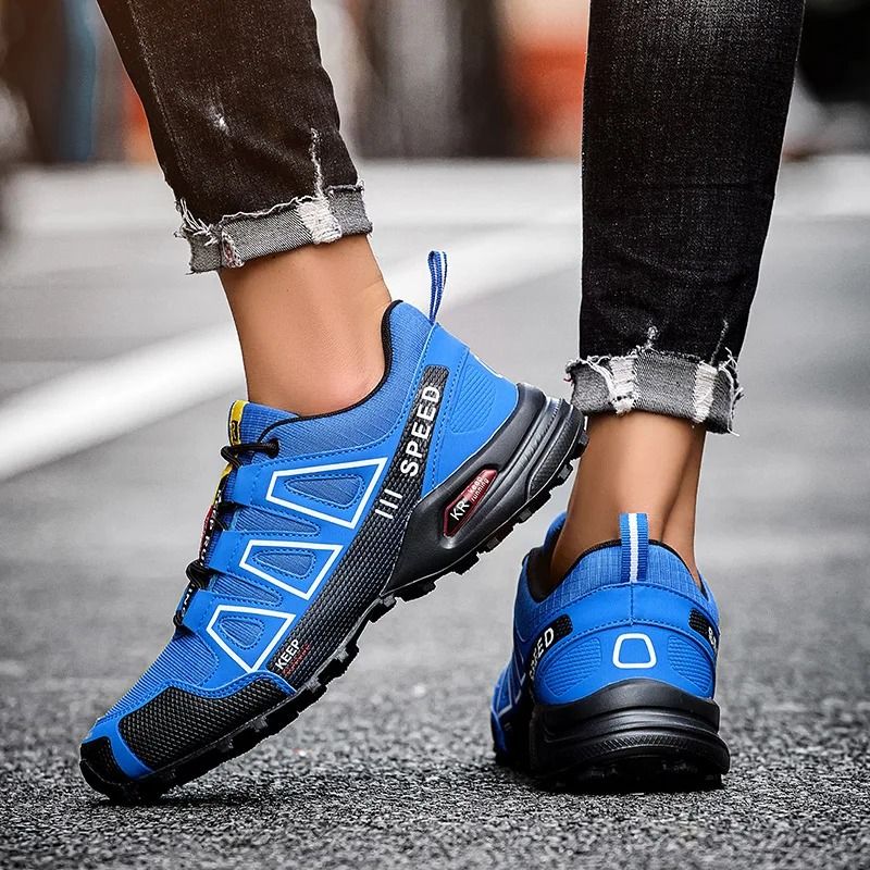 Mens Waterproof Hiking Shoes Outdoor Trainers Trekking Sneakers Anti Slip Hunting Tactical Shoes