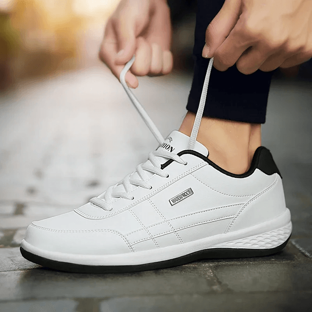 Everyday Waterproof Leather Sneakers for Men