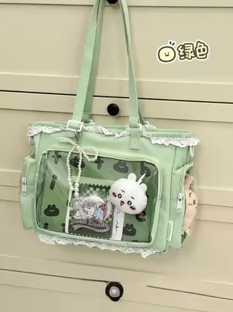 Ballet Girl Japanese Itabag Shoulder Bag Anime Crossbody Casual Canvas Tote