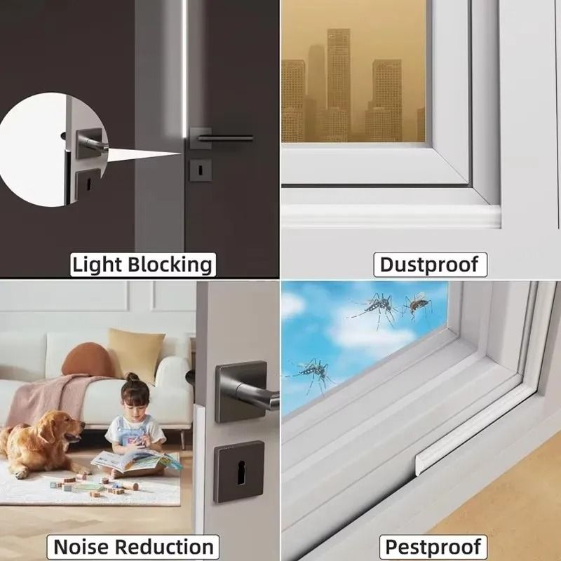 Acoustic Insulation Foam Window Seal Strip Windproof Soundproof