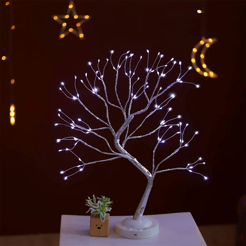 Fairy Light Spirit Tree Lamp, Relaxing Ambient Light for Home & Office Deco