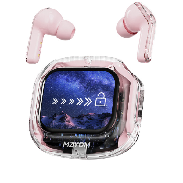 Wireless Bluetooth Earbuds, Stereo Bass ANC Noise Reduction, HD Mic Gamer Headset, LED Touch Control
