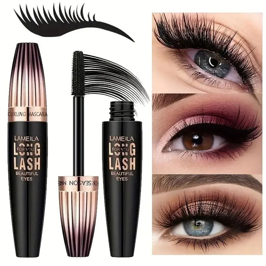 Waterproof 4D Mascara for Thick Long Lashes
