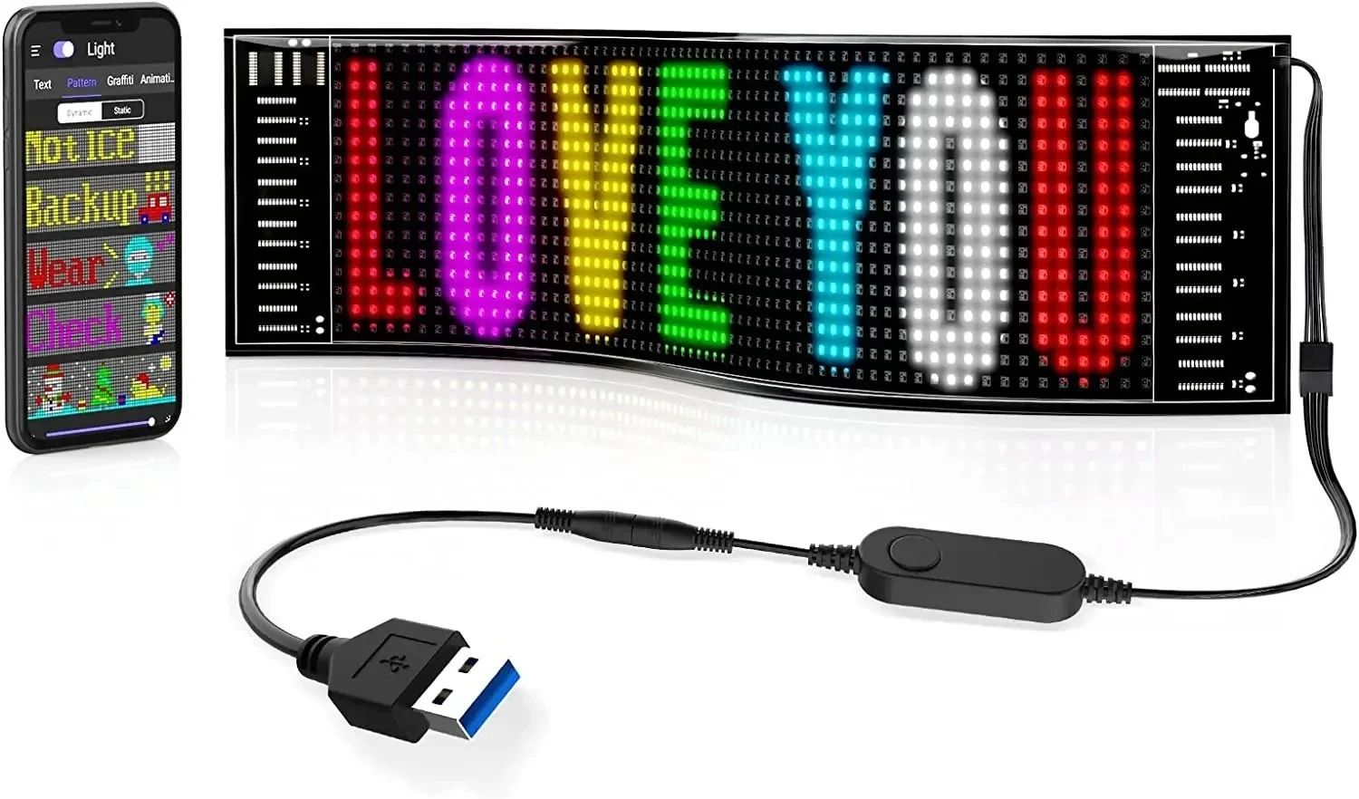 Flexible Smart LED Matrix Pixel Panel